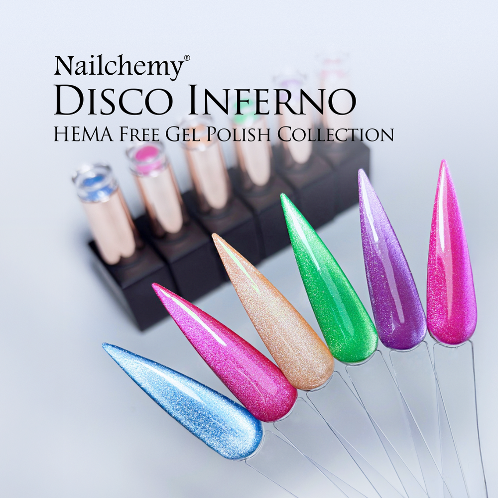 Disco Inferno - Full Collection -Neon - Glow in the Dark - Cat Eye - HEMA FREE Gel Polish