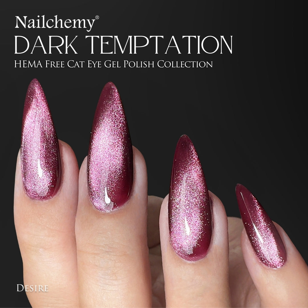 Dark Temptation - Magnetic Cat Eye - HEMA Free Gel Polish - Full Collection