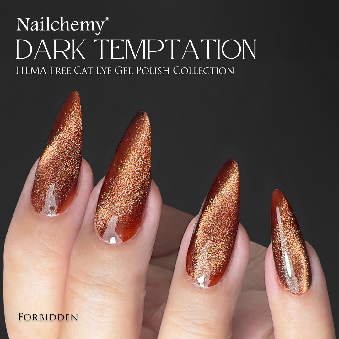 Dark Temptation - Magnetic Cat Eye - HEMA Free Gel Polish - Full Collection