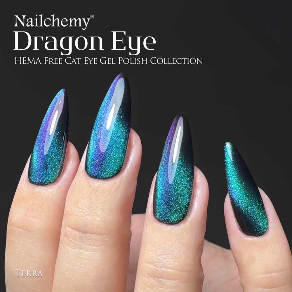 NEW Terra From Dragon Eye Collection - Magnetic Cat Eye - HEMA & TPO FREE Gel Polish
