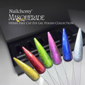 Masquerade - Chameleon Flake CAT EYE - HEMA Free Gel Polish Collection - Full Set