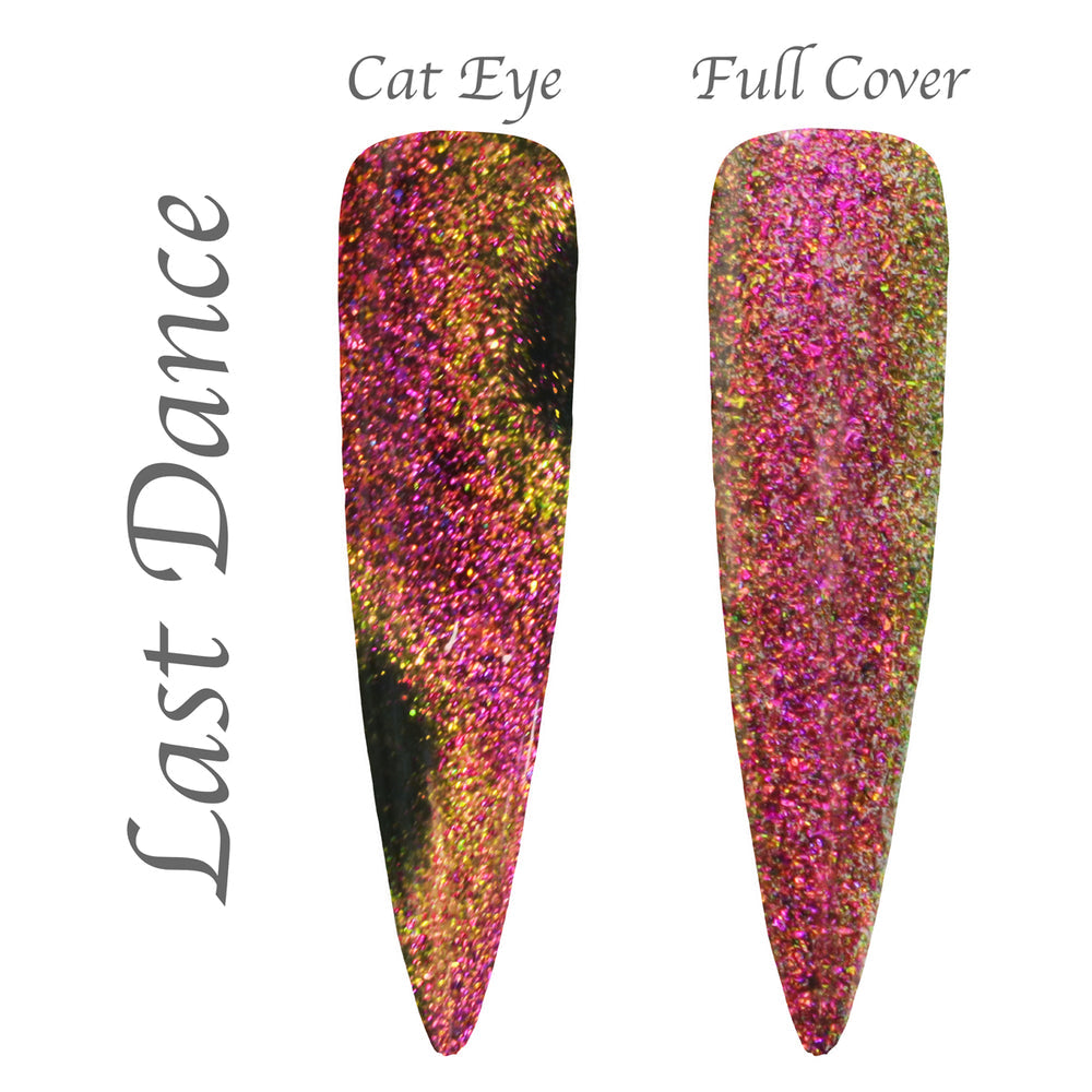 Masquerade - Chameleon Flake CAT EYE - HEMA Free Gel Polish Collection - Full Set