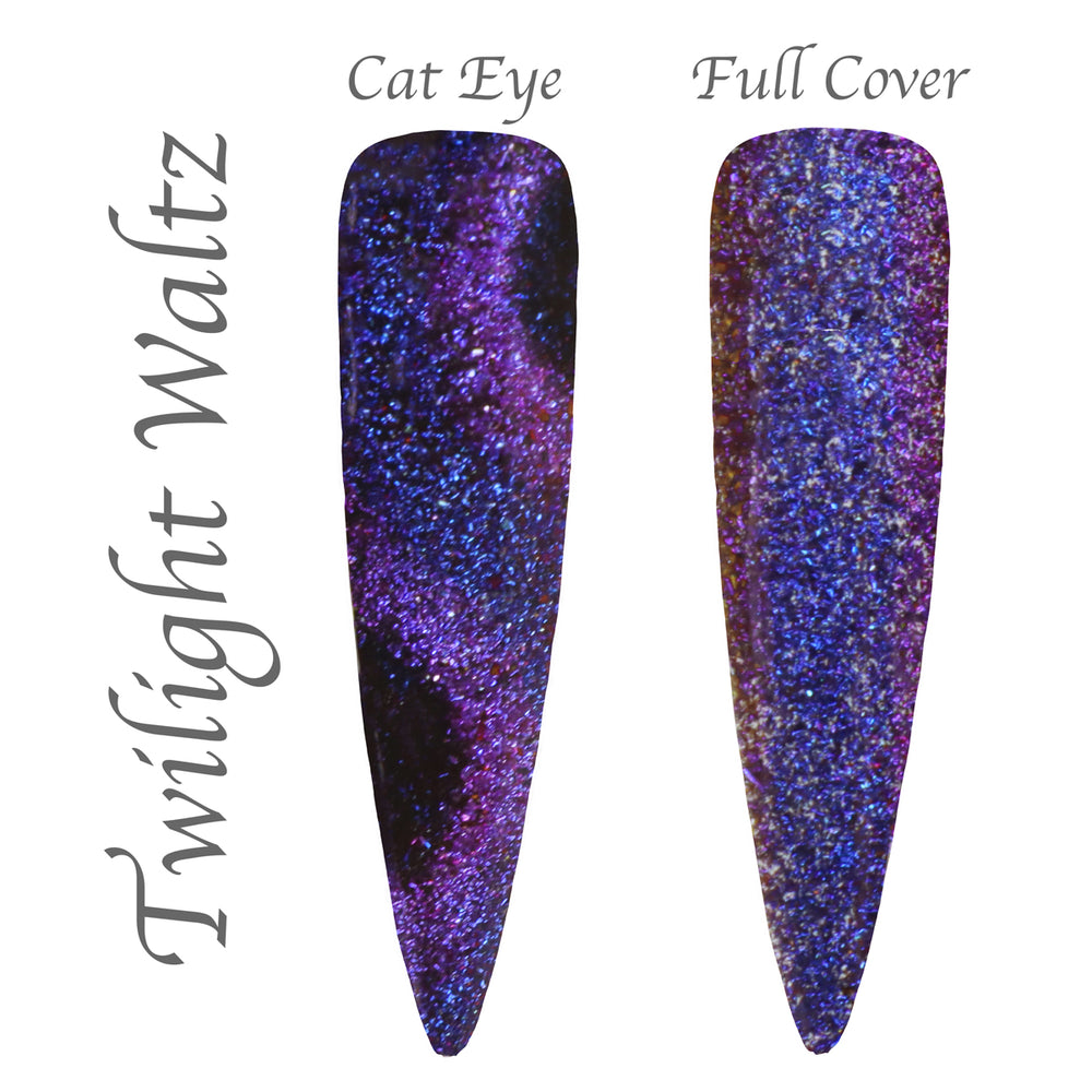 Masquerade - Chameleon Flake CAT EYE - HEMA Free Gel Polish Collection - Full Set