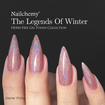 Snow Petal From The Legends of Winter Collection - Holographic HEMA & TPO FREE Gel Polish