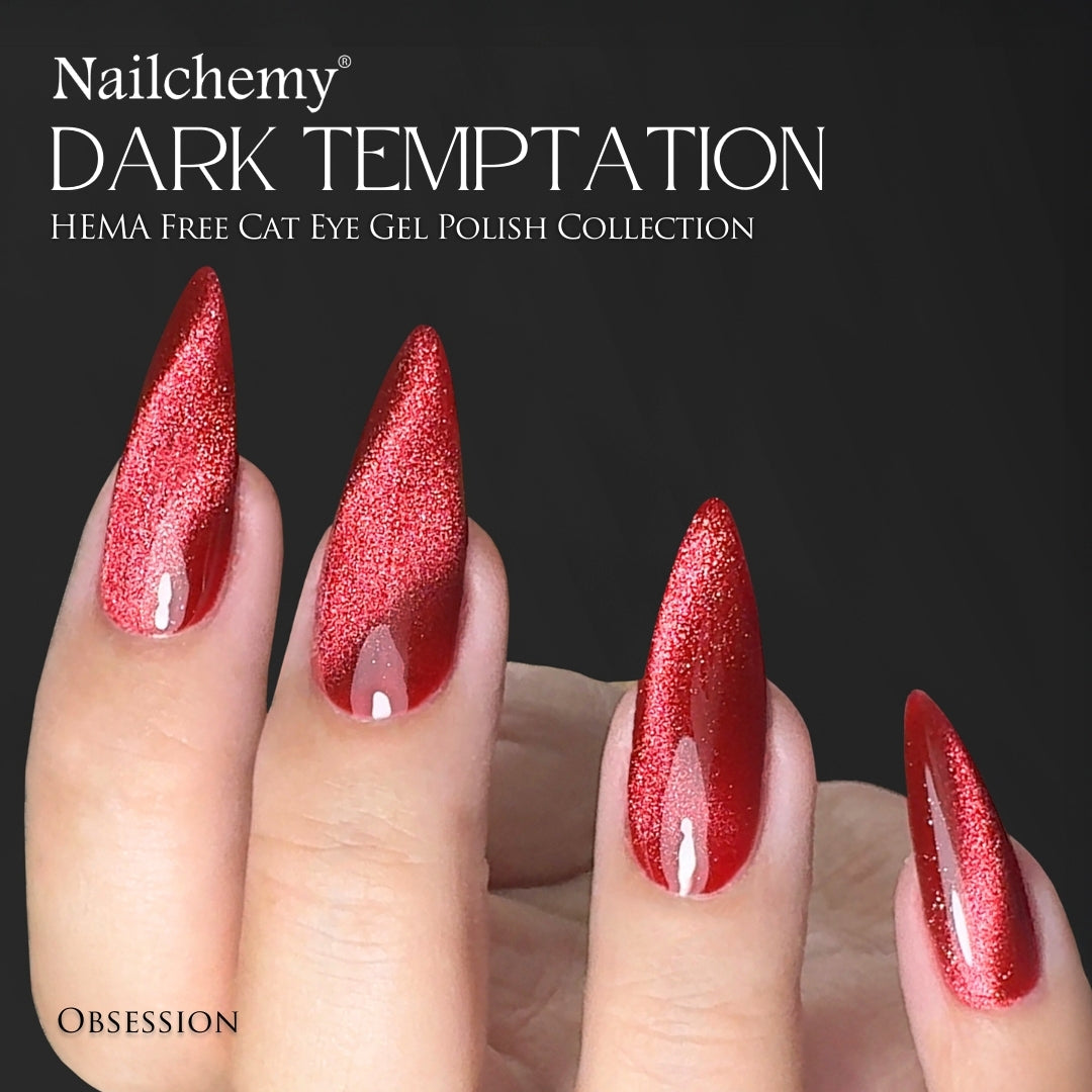 Dark Temptation - Magnetic Cat Eye - HEMA Free Gel Polish - Full Collection