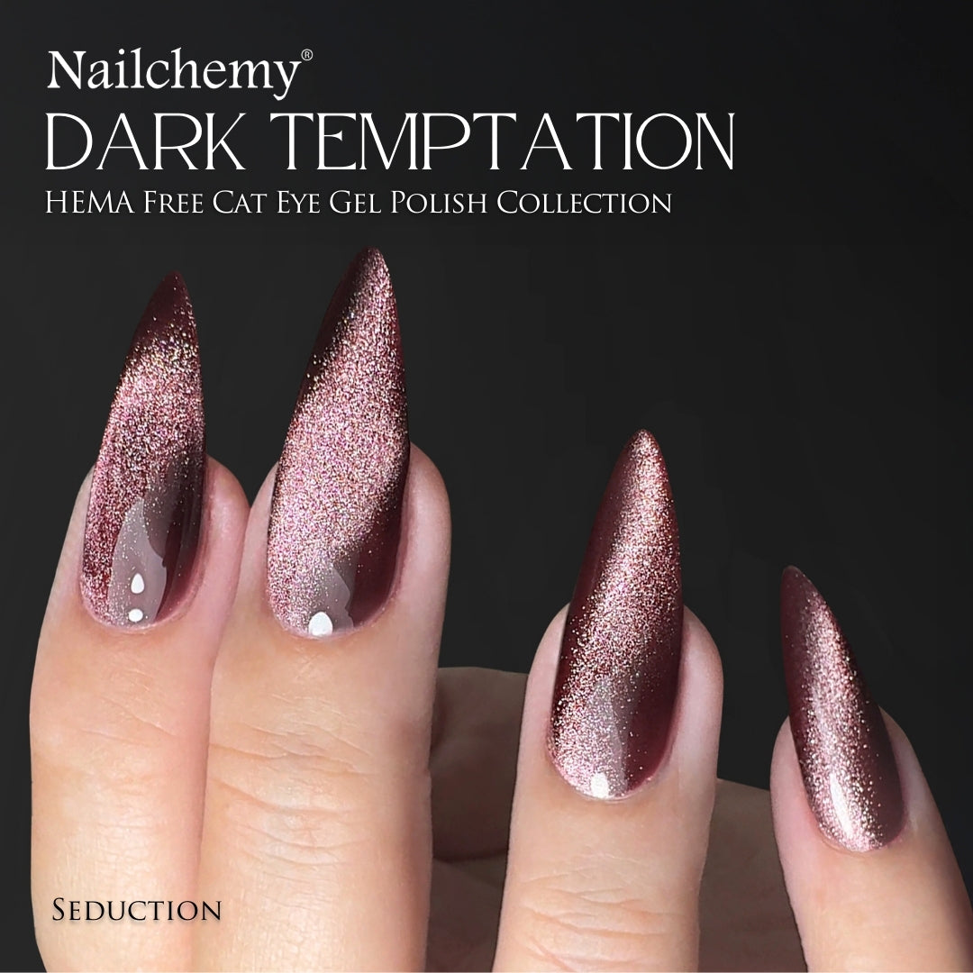Dark Temptation - Magnetic Cat Eye - HEMA Free Gel Polish - Full Collection